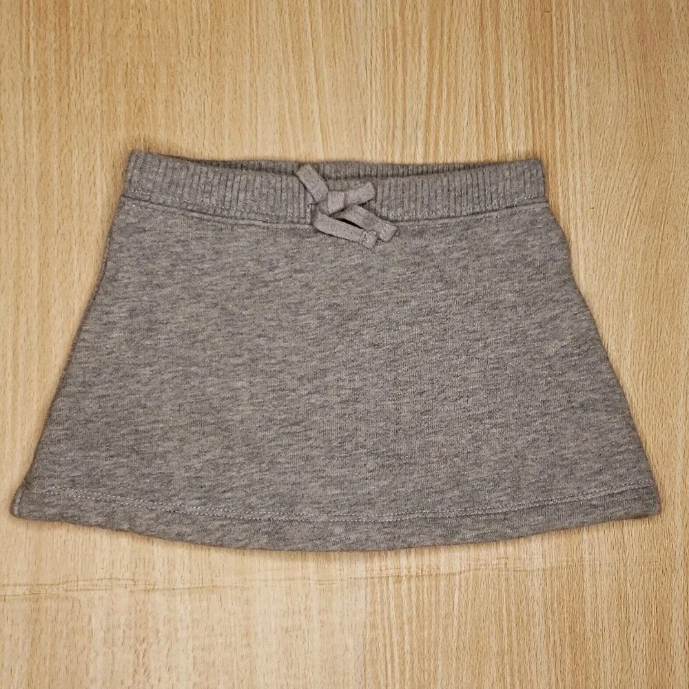 The Children's Place Toddler Girl's Grey  Sweatshirt Skirt 18 Months